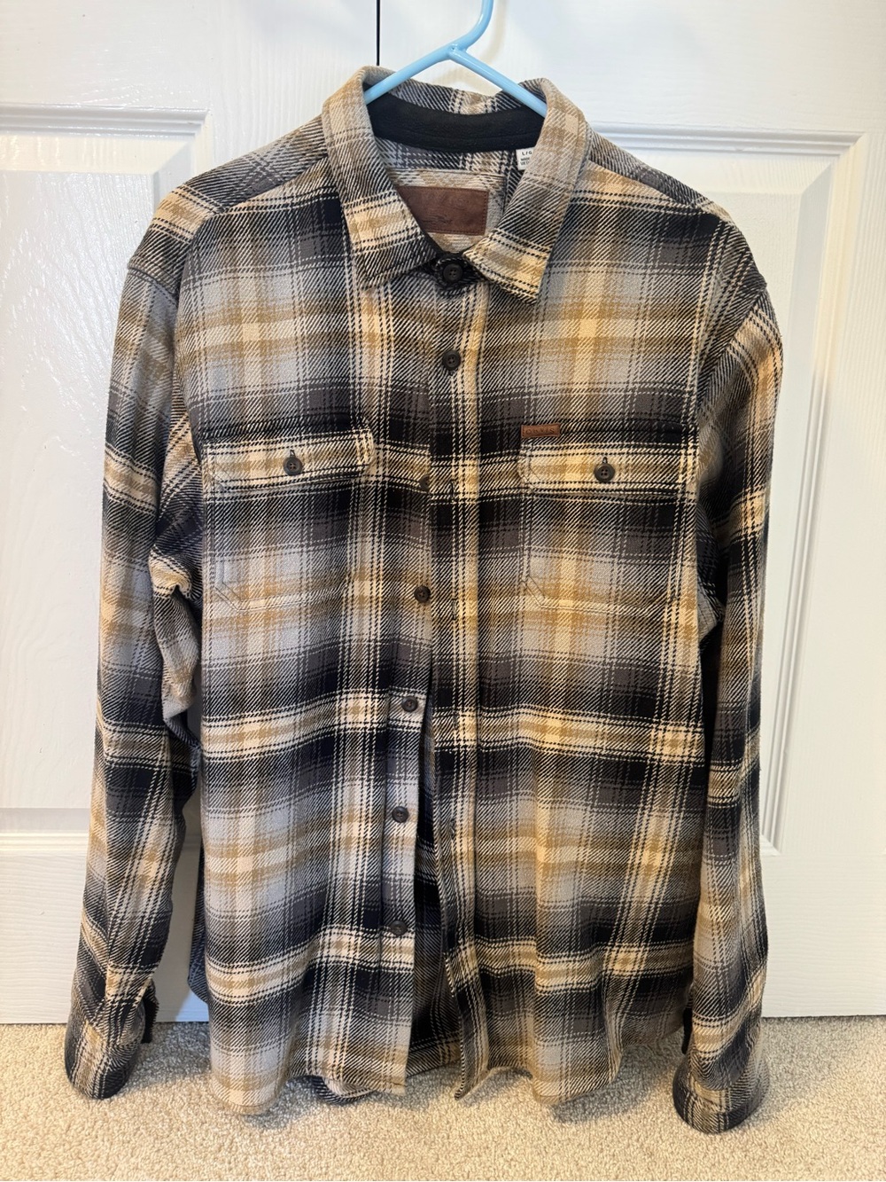 Orvis Heavy Flannel Shirt Jacket Men’s Large